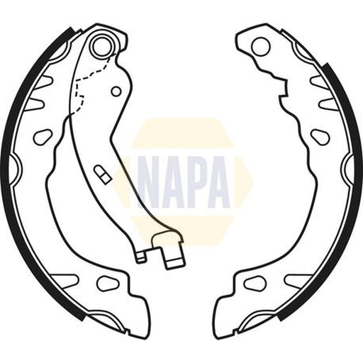 NAPA Brake Shoe Set Axle Kit NBS1059