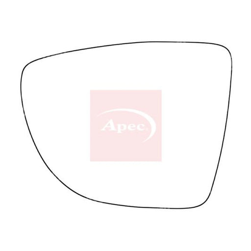 Apec Exterior Wing Mirror Glass Left AMS2165