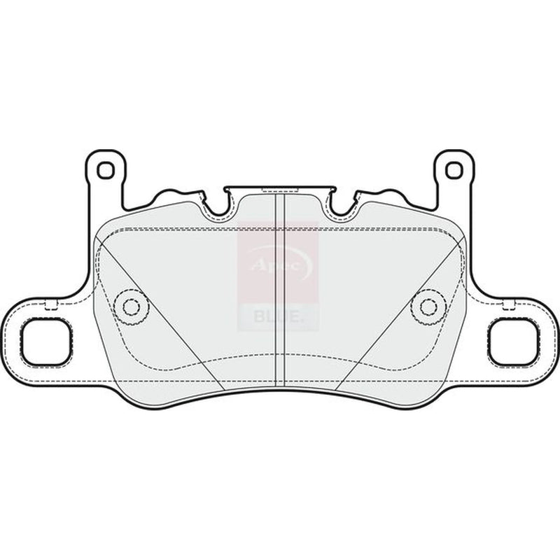 Apec Rear Brake Pad Set PD3860