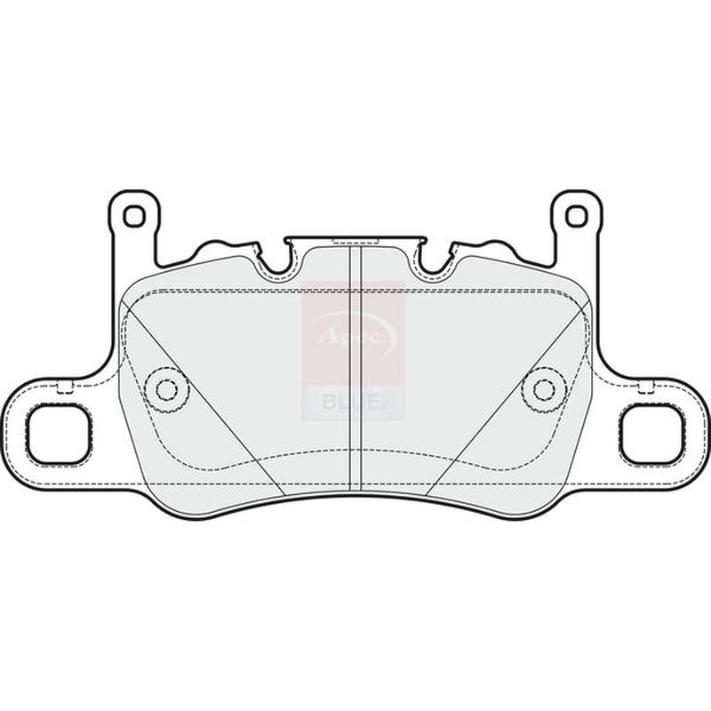 Apec Rear Brake Pad Set PD3860