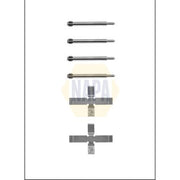 NAPA Brake Pad Accessory Fitting Kit Rear NFK1357