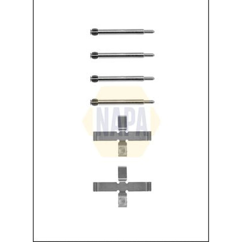 NAPA Brake Pad Accessory Fitting Kit Rear NFK1357