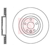 Apec 2 x Vented Front Brake Discs DSK3754