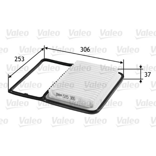 Valeo Engine Air Filter 585386