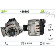 Valeo Car Alternator 12V 439899