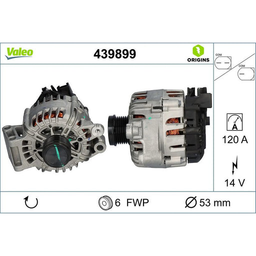 Valeo Car Alternator 12V 439899