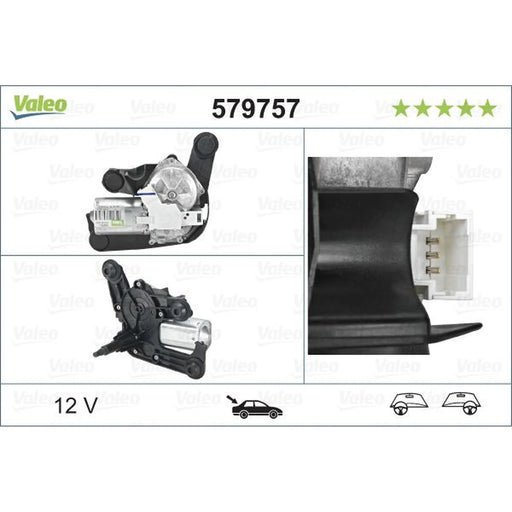 Valeo Front/Rear Wiper Motor Rear 579757