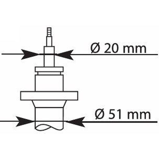 KYB Shock Absorber Damper Strut Front 364021