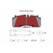Textar Front Brake Pad Set 2932002