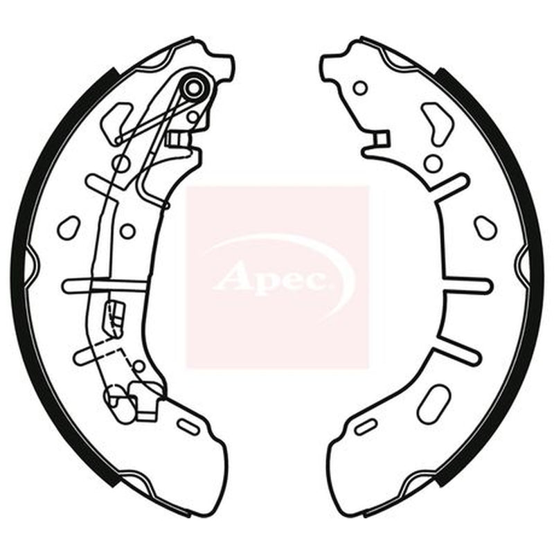 Apec Brake Shoe Set Axle Kit SHU813