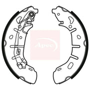 Apec Brake Shoe Set Axle Kit SHU813