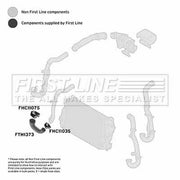 First Line Intercooler Turbo Charge Air Hose FTH1373