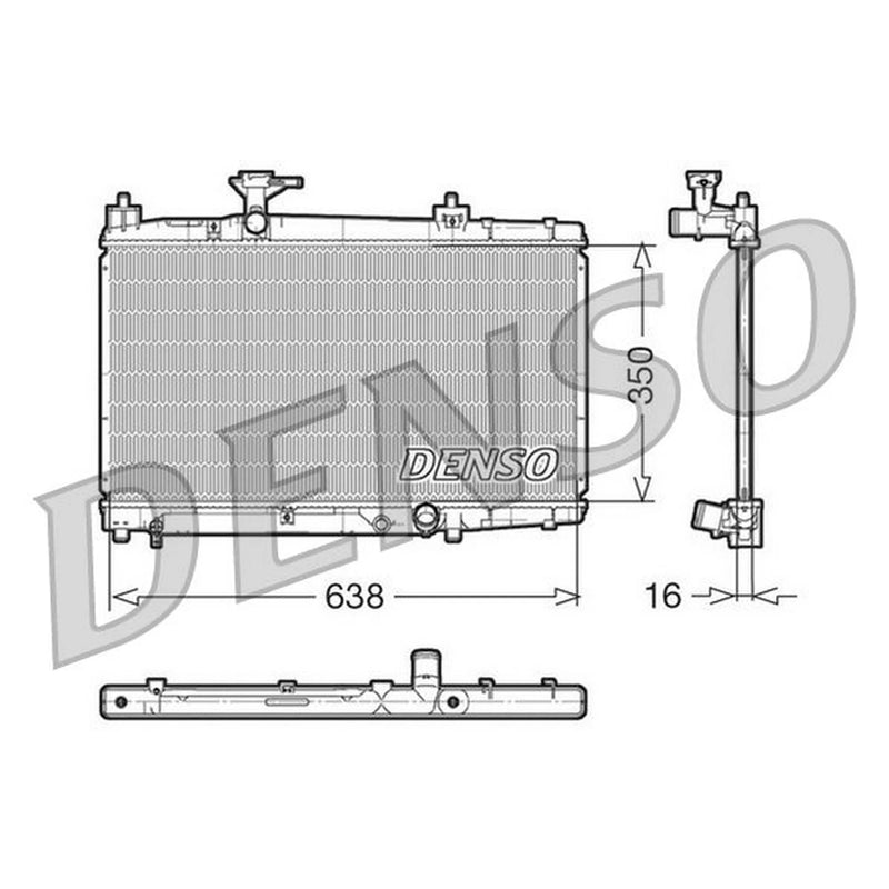 Denso Engine Radiator DRM50007