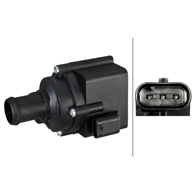 Hella Auxiliary Coolant Water Pump Right 8TW 358 304-701