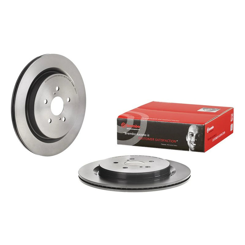 Brembo 2 x Internally Vented Rear Brake Discs 09.E031.11