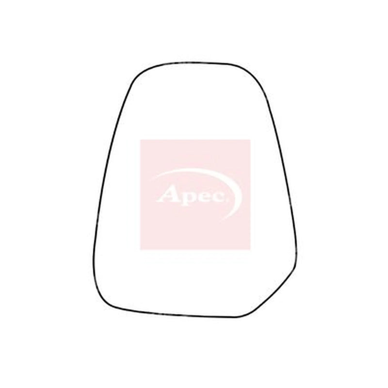Apec Exterior Wing Mirror Glass Right AMS2638