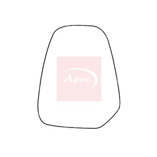 Apec Exterior Wing Mirror Glass Right AMS2638