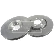 Borg & Beck 2 x Vented Front Brake Discs BBD4069