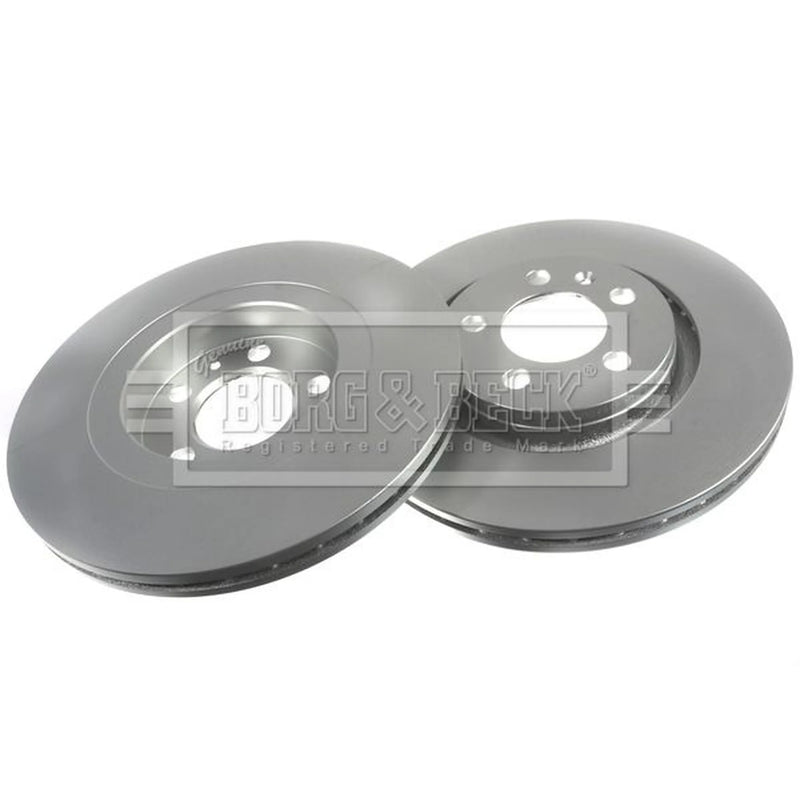 Borg & Beck 2 x Vented Front Brake Discs BBD4069