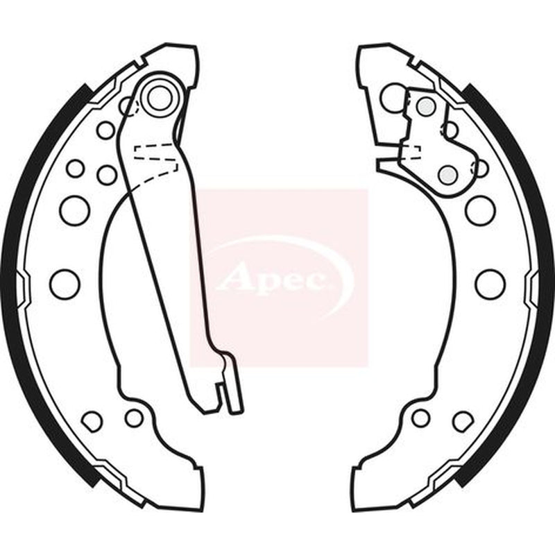 Apec Brake Shoe Set Axle Kit SHU300