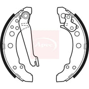 Apec Brake Shoe Set Axle Kit SHU300