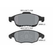 Textar Front Brake Pad Set 2453801