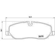 Brembo Front Brake Pad Set P44014