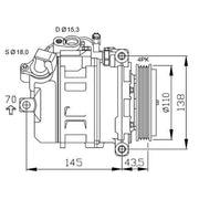 NRF Air Conditioning Compressor 32520