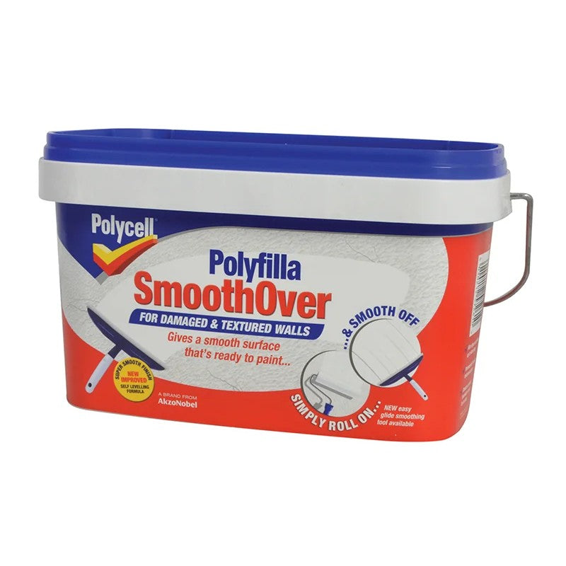 Polycell SmoothOver Damaged / Textured Walls 2.5 litre - 5190661