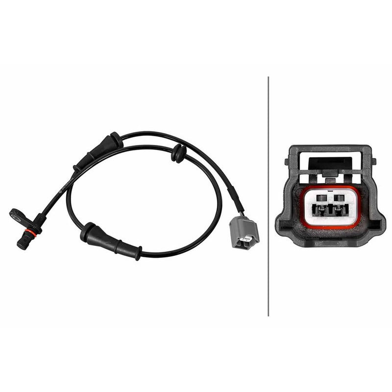 Hella ABS Wheel Speed Sensor Rear 6PU 358 219-051