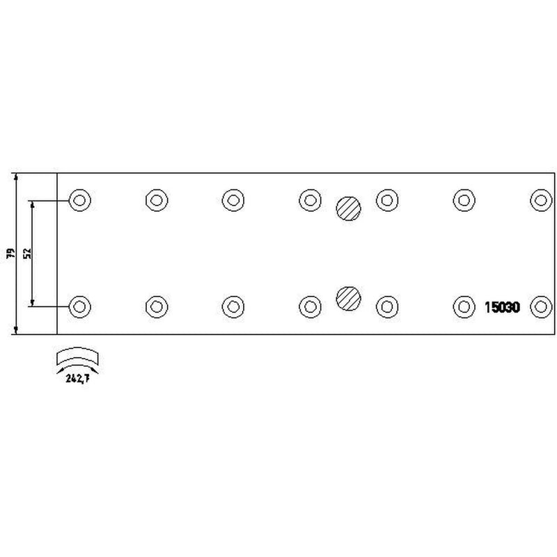 DON Don Cv Brake Lining Set MB80812S7121