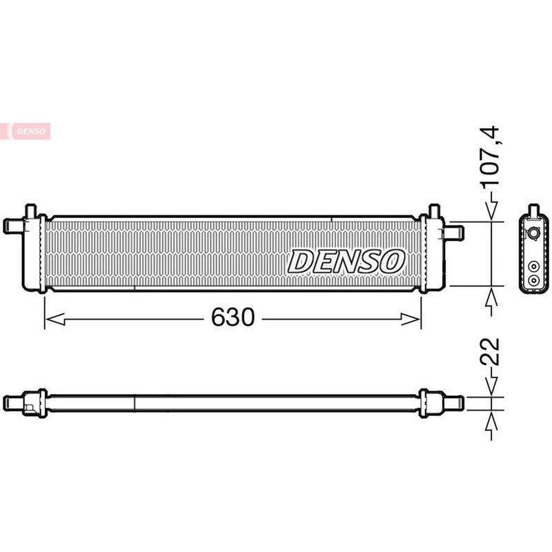 Denso Engine Radiator DRM51013