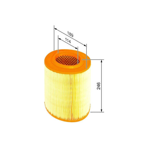 Genuine Bosch Car Air Filter S0039 Fits Alfa Romeo 159 Jtdm - 1.9 - 05-11 F02640 Bosch  - Town Parts