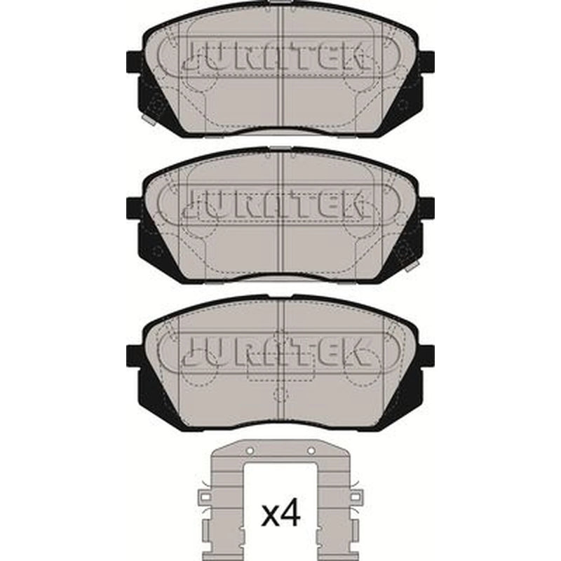 Juratek Front Brake Pad Set JCP8280