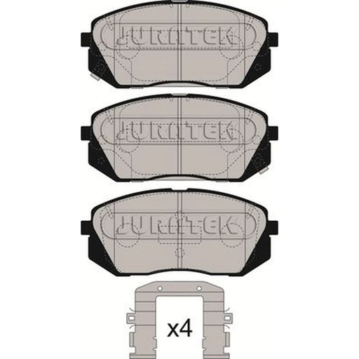 Juratek Front Brake Pad Set JCP8280