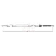 Apec Handbrake Cable Left Rear CAB1001