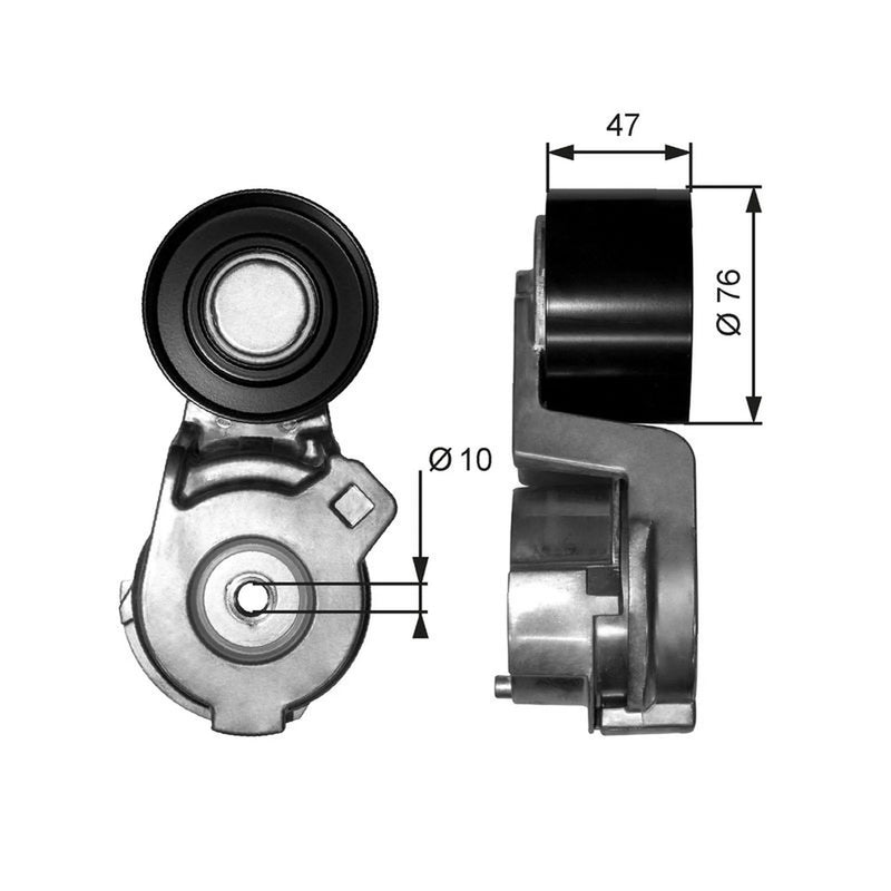 Gates Auxiliary Belt Tensioner T38566