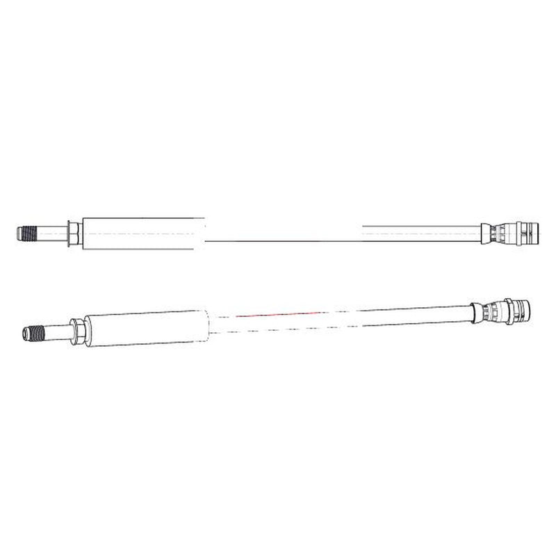 Apec Brake Hydraulic Hose Line Rear HOS4537