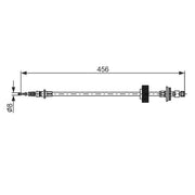 Bosch Handbrake Cable Left Rear 1 987 482 792