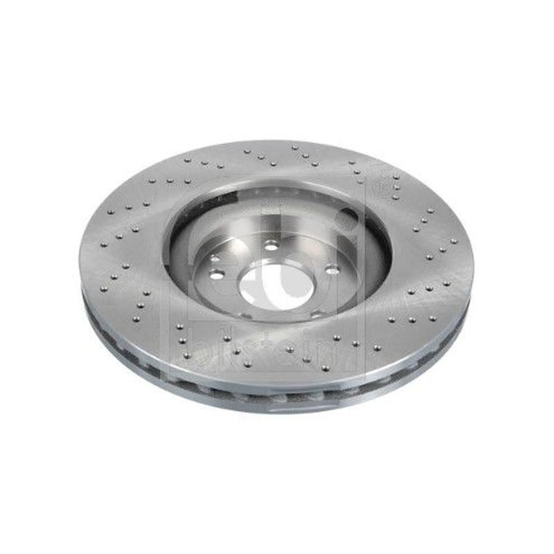 Febi 2 x Perforated/Vented Front Brake Discs 37516