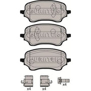 Juratek Front Brake Pad Set JCP4008