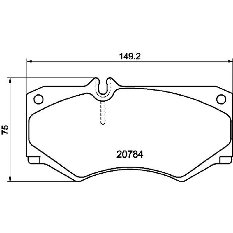 DON Front Brake Pad Set PCP1678