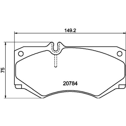 DON Front Brake Pad Set PCP1678