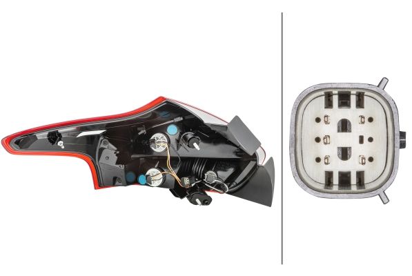 Hella 2VP 354 828-061 Tail Light Assembly