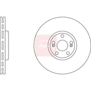 Apec 2 x Vented Front Brake Discs DSK2242