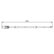 Bosch Brake Pad Wear Sensor Front 1 987 474 954