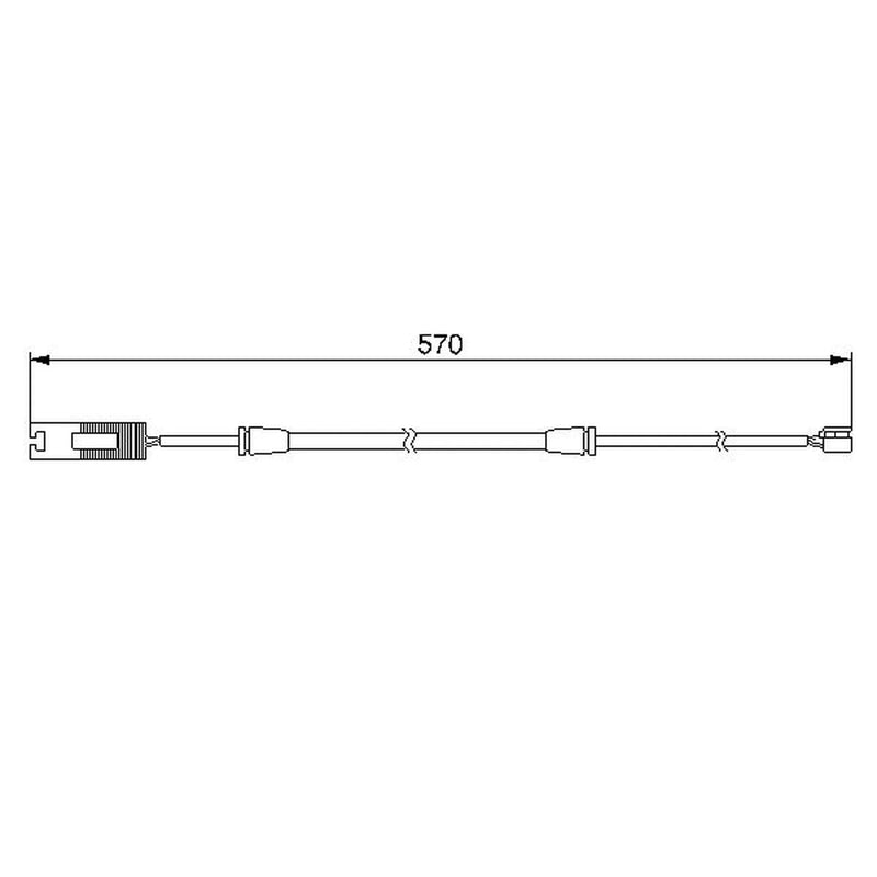 Bosch Brake Pad Wear Sensor Front 1 987 474 954
