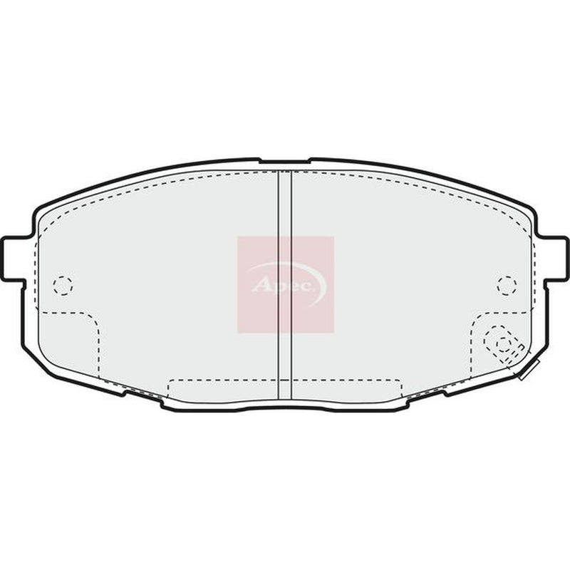 Apec Front Brake Pad Set PAD1350
