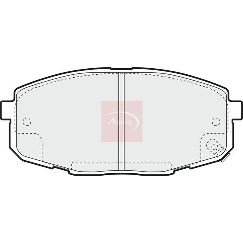 Apec Front Brake Pad Set PAD1350