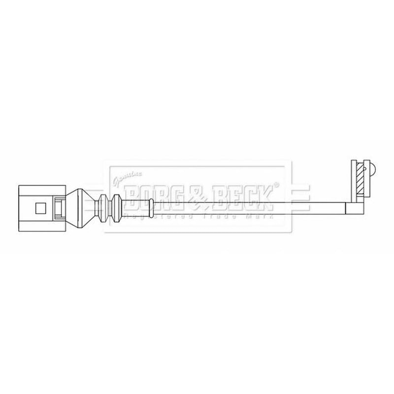 Borg & Beck Brake Pad Wear Sensor Rear BWL3219